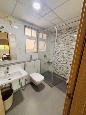 Bathroom in 2 BHK Apartment at Pegasus Megapolis Mystic, Hinjewadi – for Rent