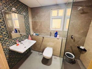 Bathroom in 2 BHK Apartment at Pegasus Megapolis Mystic, Hinjewadi – for Rent
