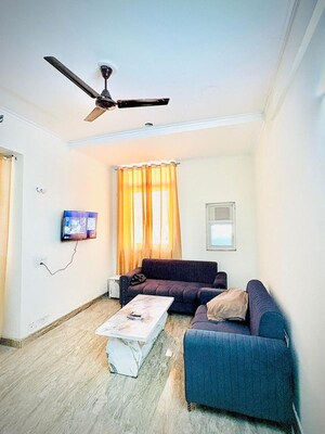 Living Room in 3 BHK Apartment at Aims Golf City, Sector 75 – for Rent