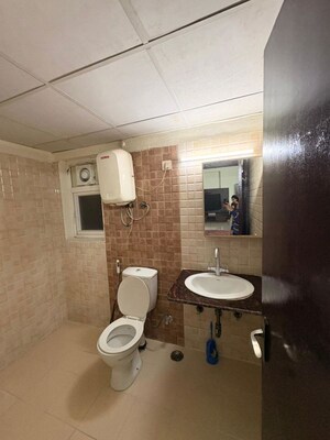 Bathroom in 3 BHK Apartment at Amrapali Silicon City, Sector 76 – for Rent