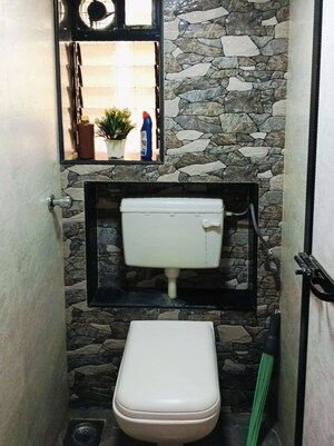 Bathroom in 1 BHK Apartment at Navre Baug CHS, Kurla East – for Rent