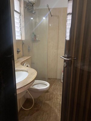 Bathroom in 3 BHK Apartment at Aditya Nisarg Palms, Bavdhan – for Rent