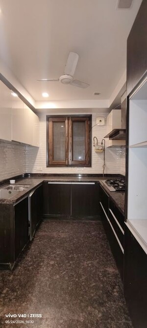 Kitchen in 3 BHK Builder Floor at Uday Park – for Rent