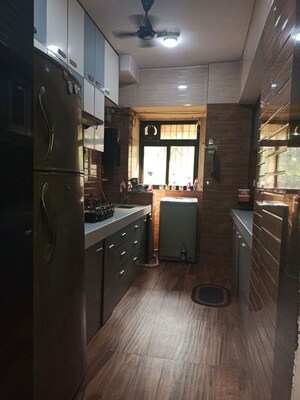 Kitchen in 1 BHK Apartment at Krishna Greenland Park Vastu Federation, Ghodbunder Road – for Rent