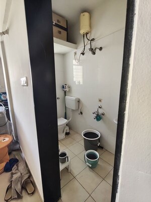 Bathroom in 1 BHK Apartment at Omkar Heights Baner, Baner – for Rent