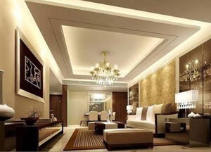 Living Room in 3 BHK Apartment at SMR Vinay Iconia Hyderabad, Kondapur – for Rent