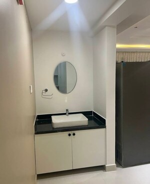 Bathroom in 3 BHK Apartment at SMR Vinay Iconia Hyderabad, Kondapur – for Rent