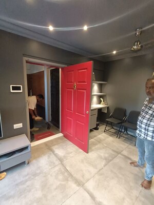 Living Room in 1 BHK Apartment at MK Gracia, Amboli – for Rent
