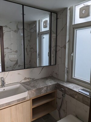 Bathroom in 4 BHK Builder Floor at DLF Garden City Independent Floors, Sector 92 – for Rent