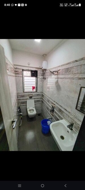 Bathroom in 2.5 BHK Apartment at Ikebana, Matunga East – for Rent