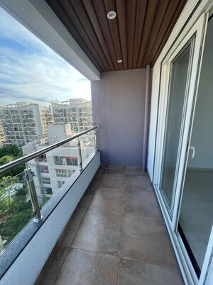 Balcony in 2 BHK Apartment at Northcape Venicia, Baner – for Rent