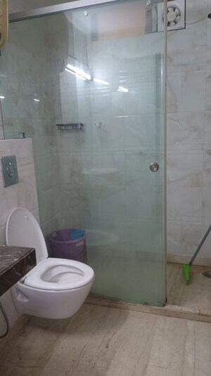 Bathroom in 3 BHK Builder Floor at New Rajinder Nagar – for Rent