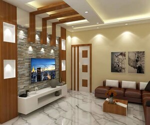 Living Room in 4 BHK Builder Floor at Green Fields Colony – for Rent
