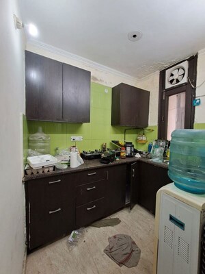 Kitchen in 3 BHK Builder Floor at Green Fields Colony – for Rent