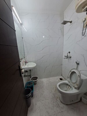 Bathroom in 3 BHK Builder Floor at Green Fields Colony – for Rent