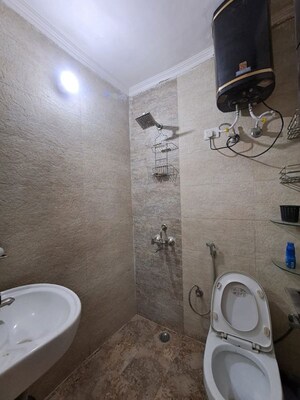 Bathroom in 3 BHK Builder Floor at Green Fields Colony – for Rent