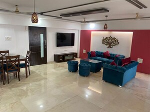 Living Room in 3 BHK Apartment at Marol Industrial Area Andheri, Andheri East – for Rent