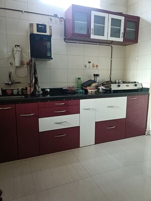 Kitchen in 2 BHK Apartment at Chavandai Residency II, Kalwa – for Rent