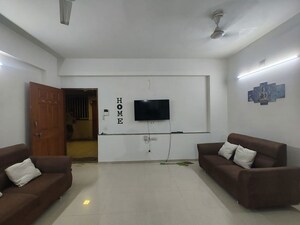 Living Room in 2 BHK Apartment at  Deep Indraprastha Homes, Makarba – for Rent
