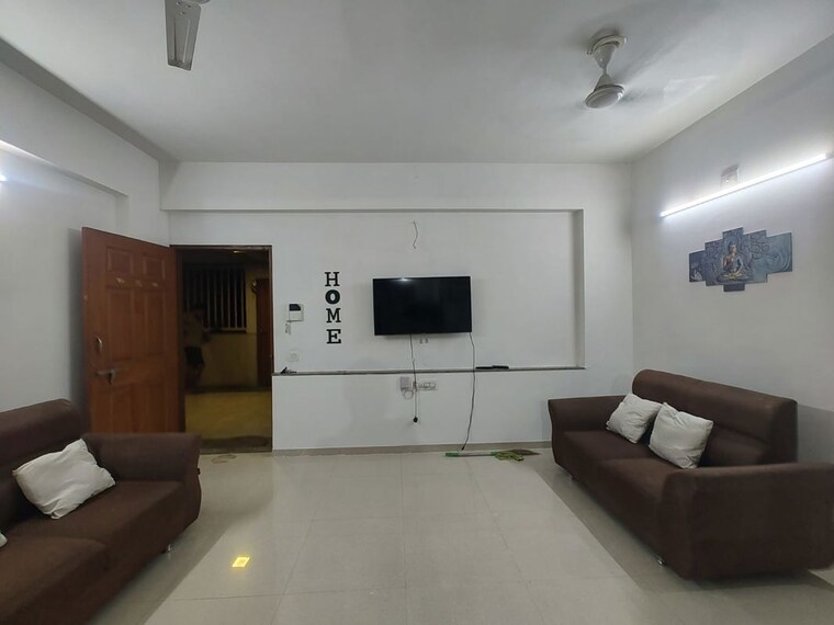 Living Room, deep-indraprastha-homes 2 Bedroom 1350 Sq.Ft. Apartment In Makarba Ahmedabad 10397771