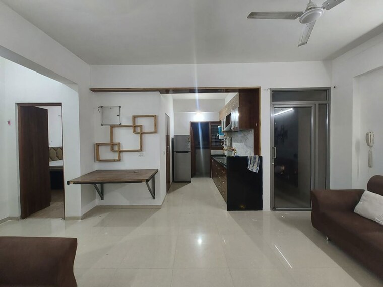 Living Room, deep-indraprastha-homes 2 Bedroom 1350 Sq.Ft. Apartment In Makarba Ahmedabad 10397771