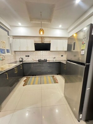 Kitchen in 3 BHK Apartment at Maya Green Lotus Utsav, International Airport Road – for Rent