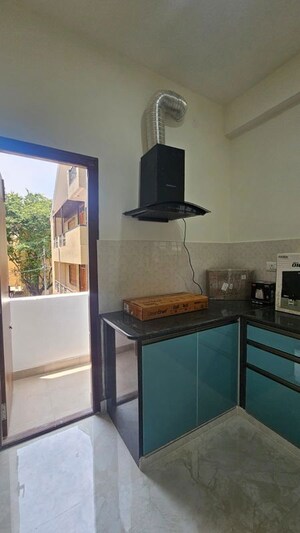 Kitchen in 1 BHK Apartment at Domlur – for Rent