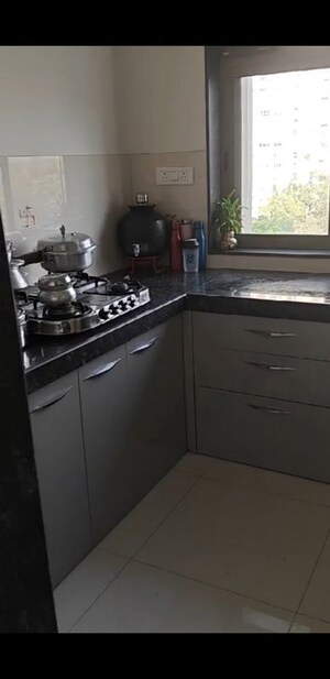 Kitchen in 1 BHK Apartment at Runwal Eirene, Balkum Pada – for Rent