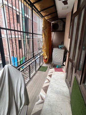 Balcony in 3 BHK Builder Floor at East Of Kailash – for Rent