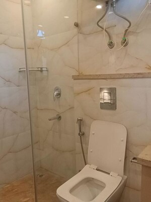 Bathroom in 3 BHK Builder Floor at Greater Kailash I – for Rent