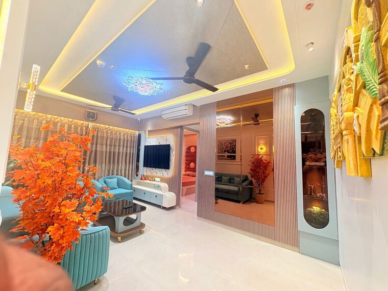 Living Room, piramal-vaikunth 2 Bedroom 708 Sq.Ft. Apartment In Balkum Pada Thane 10397908