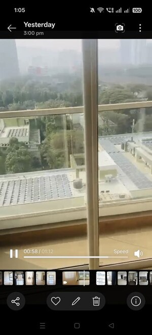 Balcony in 2 BHK Apartment at Indiabulls One Indiabulls, Pokhran Road No Two – for Sale
