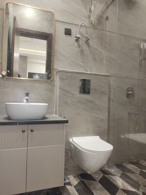 Bathroom in 3 BHK Builder Floor at East Of Kailash – for Sale