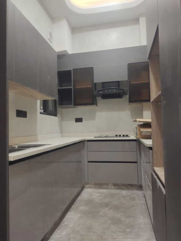 Kitchen, east of kailash 3 Bedroom 1600 Sq.Ft. Builder Floor In East Of Kailash Delhi 10397909
