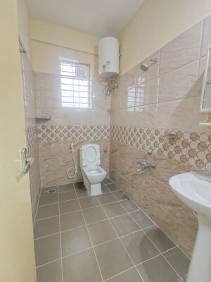 Bathroom in 3 BHK Apartment at SLS Springs, Haralur Road – for Rent