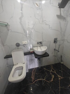 Bathroom in 2 BHK Apartment at Tricity palacio, Seawoods – for Rent