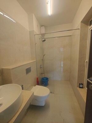 Bathroom in 2.5 BHK Apartment at Seawoods – for Rent