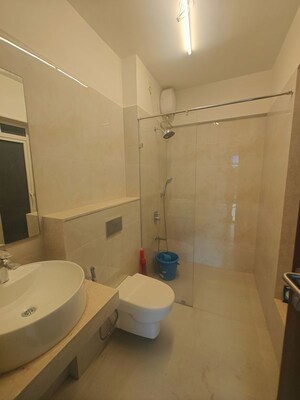 Bathroom in 2.5 BHK Apartment at Seawoods – for Rent