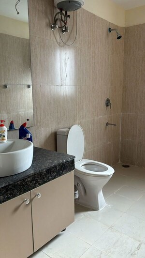 Bathroom in 3 BHK Apartment at Ansal Height 86, Sector 86 – for Rent