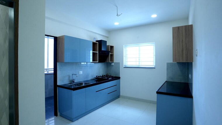 Kitchen, my-home-sayuk 3 Bedroom 1926 Sq.Ft. Apartment In Tellapur Hyderabad 9606886