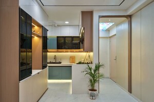Kitchen in 2 BHK Apartment at Amanora Gold Towers, Hadapsar – for Sale