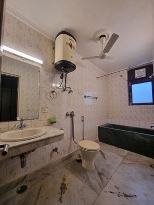 Bathroom in 3 BHK Builder Floor at Greater Kailash ii – for Rent