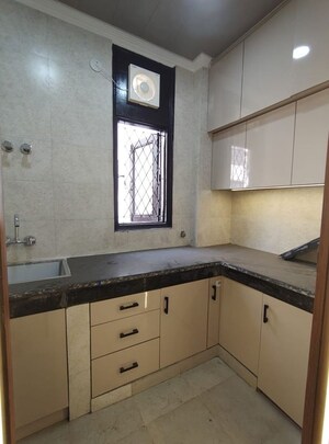 Kitchen in 2 BHK Builder Floor at Malviya Nagar – for Sale
