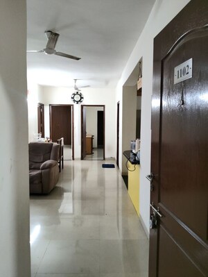 Building Lobby in 3 BHK Apartment at Unitech The Residences Sector 33, Sector 33 – for Rent