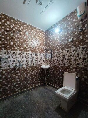 Bathroom in 1 RK Builder Floor at Medi City – for Rent