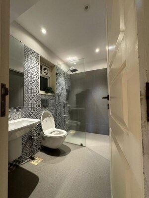 Bathroom in 2 BHK Apartment at Lodha New Cuffe Parade, Wadala – for Rent