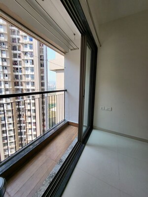 Balcony in 2 BHK Apartment at Mahavir Kalpavruksha, Ghodbunder Road – for Sale