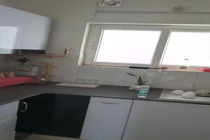 Kitchen in 3 BHK Apartment at Ansal Crown Heights, Sector 80 – for Rent