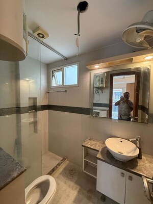 Attached Bathroom in 3 BHK Builder Floor at South Extension ii – for Rent