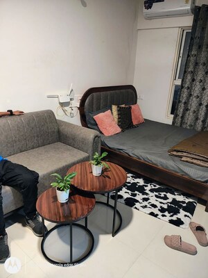 Living Room in  Apartment at Nyati Elysia, Kharadi – for Rent